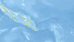 Mount Veve is located in Solomon Islands