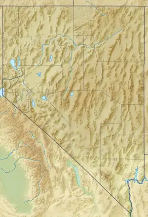 Antelope Range (White Pine County, Nevada) is located in Nevada