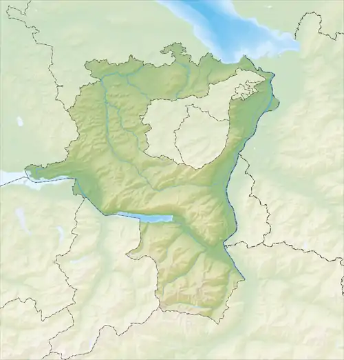 Benken is located in Canton of St. Gallen