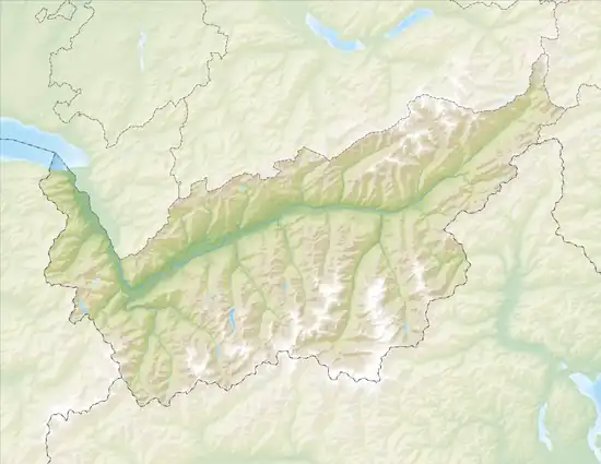 Lac de Moiry is located in Canton of Valais