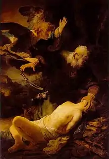 Sacrifice of Isaac (1634) at Hermitage Museum in Saint Petersburg, Russia