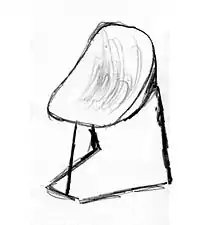 Ladybug chair, 1957