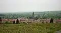 The village, seen from the vineyards