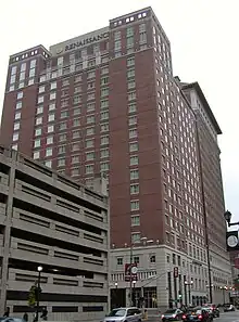 Renaissance Grand Hotel St. Louis, MO the original Statler Hotel is the back half of the building now.
