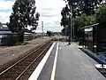 Looking north-east in the direction of Masterton from Renall Street station.