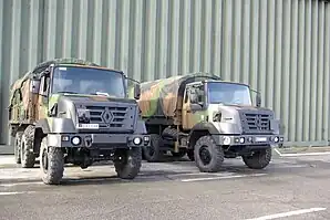 Renault Sherpa 5 trucks of the French Army