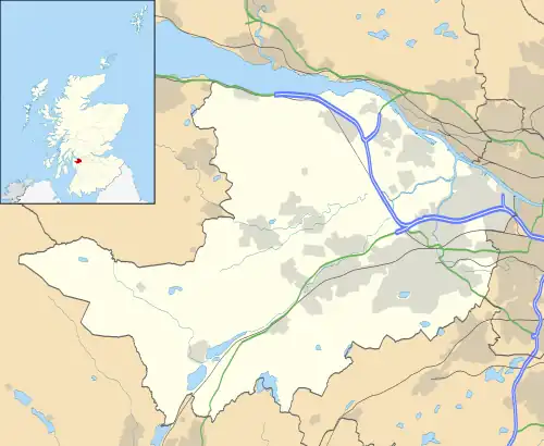 Dykebar Hospital is located in Renfrewshire