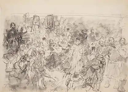 Sketch for Religious Procession in Kursk (1878)