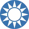 Roundel of the Republic of China Air Force (1928–1991), light version