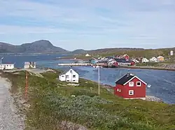 View of the fishing village of Repvåg