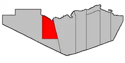 Location within Restigouche County.