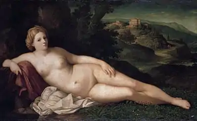 Nymph in a Landscape, c. 1518–1520