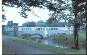 The Tournament bridge as restored in the 1980s
