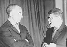 Revol Bunin (right) with Rudolf Barshay, c. 1968