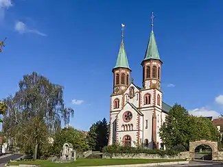 The "Cathedral of the Rhön Mountains" Church St. George in Hofbieber