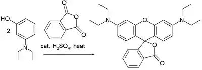 Rhodamine B synthesis