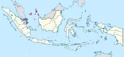 Location of Riau Islands