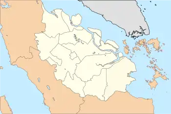Riau Strait is located in Riau