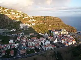 Main centre of Ribeira Brava along the valley of the same name, and at the coast
