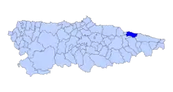 Location of Ribadesella