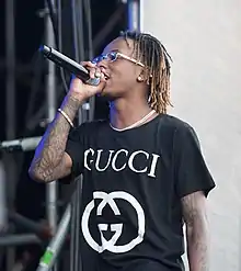 Rich the Kid performing at the Openair Fraudefeld Festival in 2019