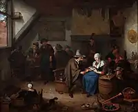 Merry making at the inn (French collection)