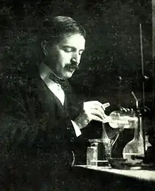 Theodore William Richards, first American to receive the Nobel Prize in Chemistry