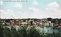 Richmond as seen from Swan Island, 1908