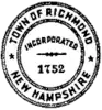 Official seal of Richmond, New Hampshire