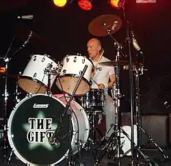 Rick Buckler performing in 2006 at the Islington Academy.