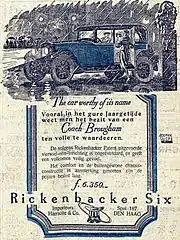 1924 advertisement in the Netherlands