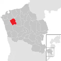 Location within Oberwart district