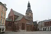 Riga Dom construction began under Archbishop Albert