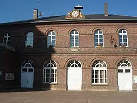 The town hall in Rigny-le-Ferron