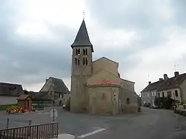 The church in Rigny-sur-Arroux