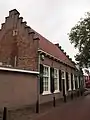 A typical brick house in the Netherlands.