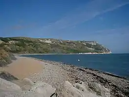 Ringstead Bay with White Nothe to the east in the background