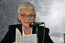 Ana María del Río at the Santiago International Book Fair 2018