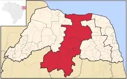 Location of Central Potiguar