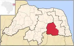 Location of Borborema Potiguar