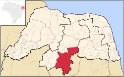 Location of Seridó Oriental