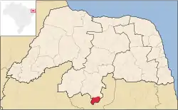 Location of Equador