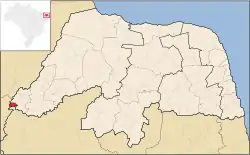 Location of Venha-Ver