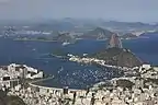 Botafogo bay seen from Corcovado