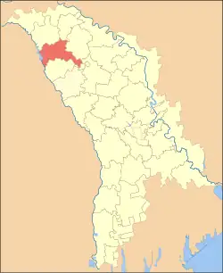 Location of Rîșcani District
