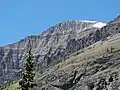 Summit of Rising Wolf Mountain as seen from Two Medicine Lake