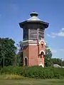 Water tower in railway station