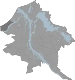 Location of Buļļi in Riga