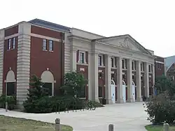The front exterior of Ritchie Coliseum.