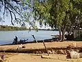 Upstream view of the River Gambia